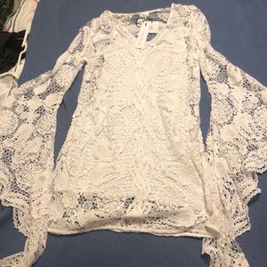 Miguelina, Mirage Paisley Allover Lace dress